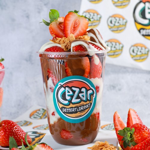 ترند الفراولة مع الشوكلاته